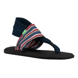 Sanuk Yoga Sling 2 Prints Sand Harbor Navy 1100697 size 9